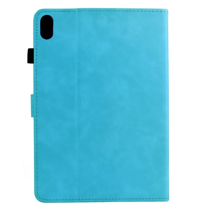 Étui en cuir pour Xiaomi Redmi Pad 2 avec motif Mandala et emplacements pour cartes - Bleu ciel