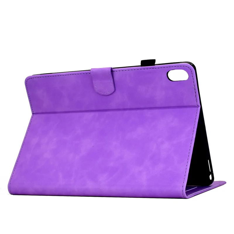 For Xiaomi Redmi Pad 2 11 Case Mandala Imprinted Leather Tablet Cover with Card Slots - Purple