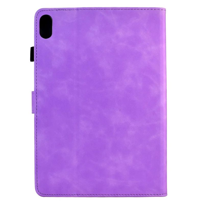 For Xiaomi Redmi Pad 2 11 Case Mandala Imprinted Leather Tablet Cover with Card Slots - Purple