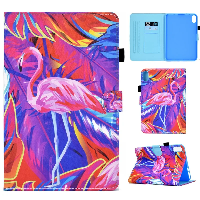 Pour Xiaomi Redmi Pad 2 Étui Impression de motif Étui en cuir pour tablette avec porte-cartes - Oiseau