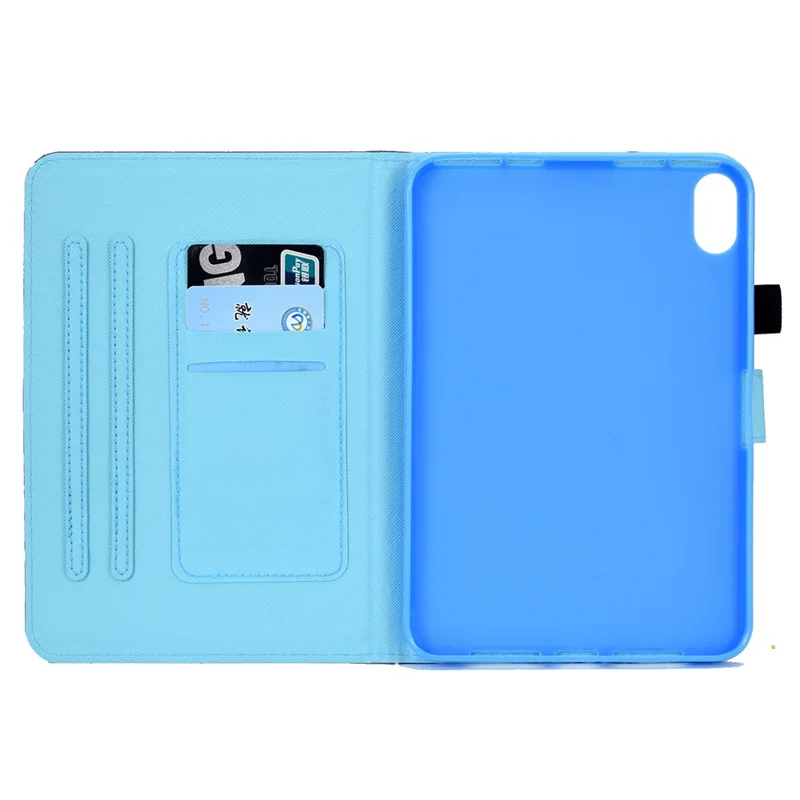 Pour Xiaomi Redmi Pad 2 Étui Impression de motif Étui en cuir pour tablette avec porte-cartes - Oiseau
