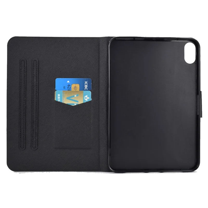For Xiaomi Redmi Pad 2 Case Stand Pattern Printed Leather Cover - Cat and Tiger
