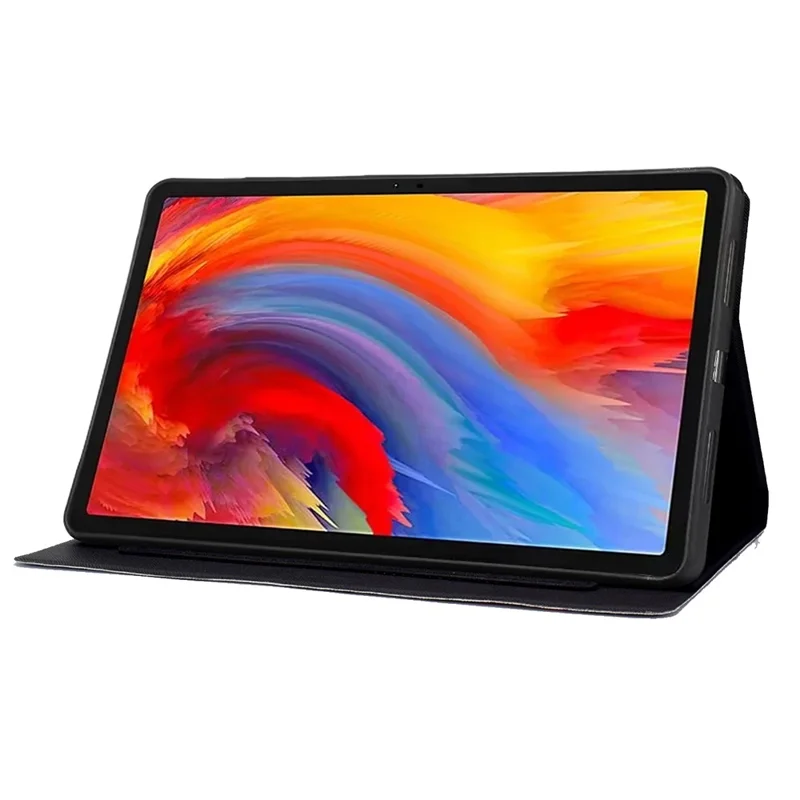 For Lenovo Xiaoxin Pad 11 2025 Case Stand Pattern Printed Leather Cover - Blue Marble