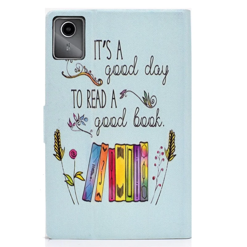 For Lenovo Xiaoxin Pad 11 2025 Case Stand Pattern Printed Leather Cover - Colorful Book