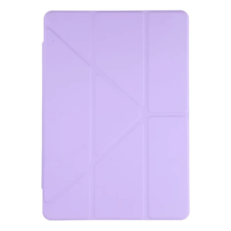 Capa para Samsung Galaxy Tab S9 (X710, X716B, X718U) / Tab S9 FE (X510, X516B) Estojo Origami com Suporte e Carteira em Couro PU com Compartimento para Caneta - Roxo