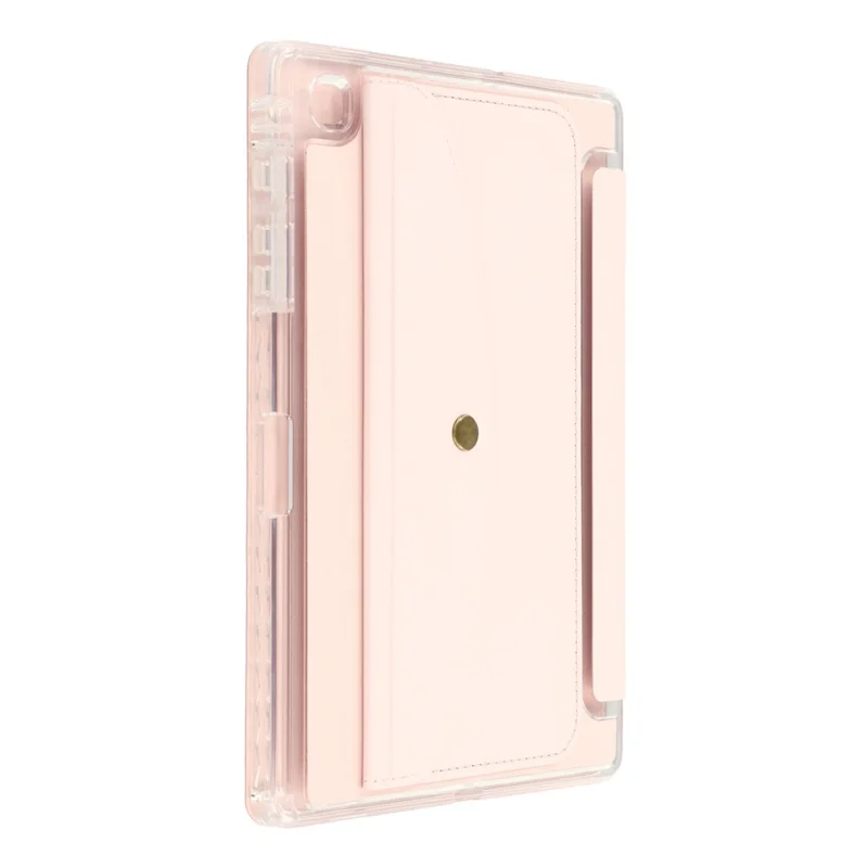 Cover Origami per Samsung Galaxy Tab S6 Lite (2020) (SM-P610 / P615) Custodia Portafogli in Pelle PU con Supporto e Slot per Pencil - Rosa