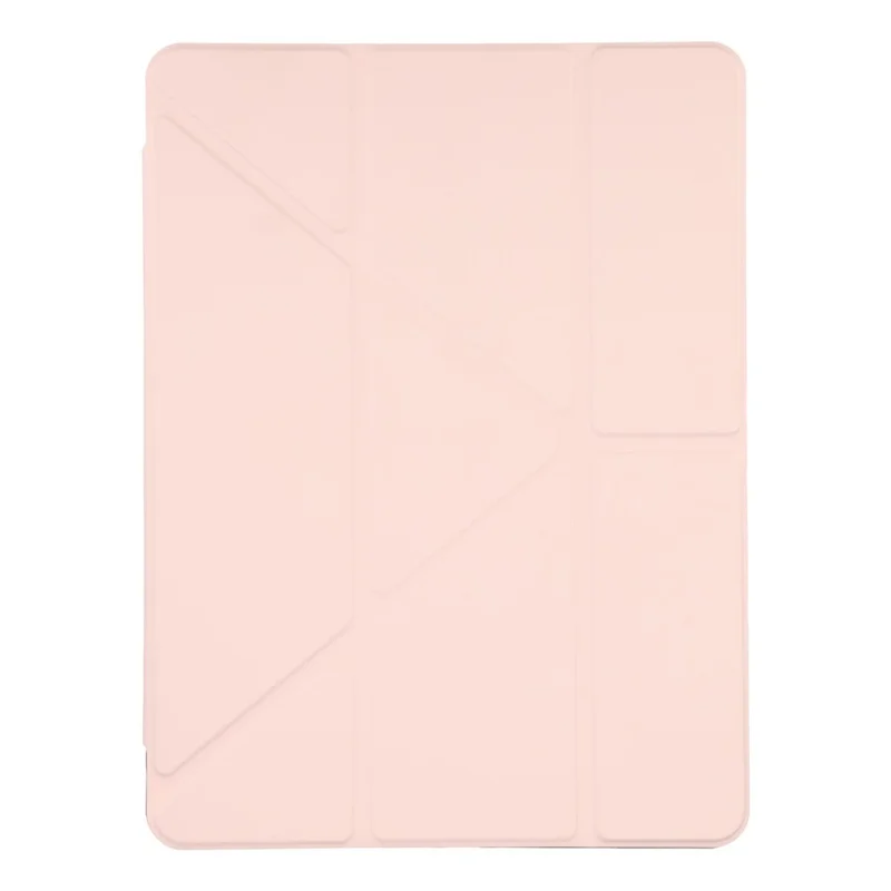 Cover Origami per Samsung Galaxy Tab S6 Lite (2020) (SM-P610 / P615) Custodia Portafogli in Pelle PU con Supporto e Slot per Pencil - Rosa