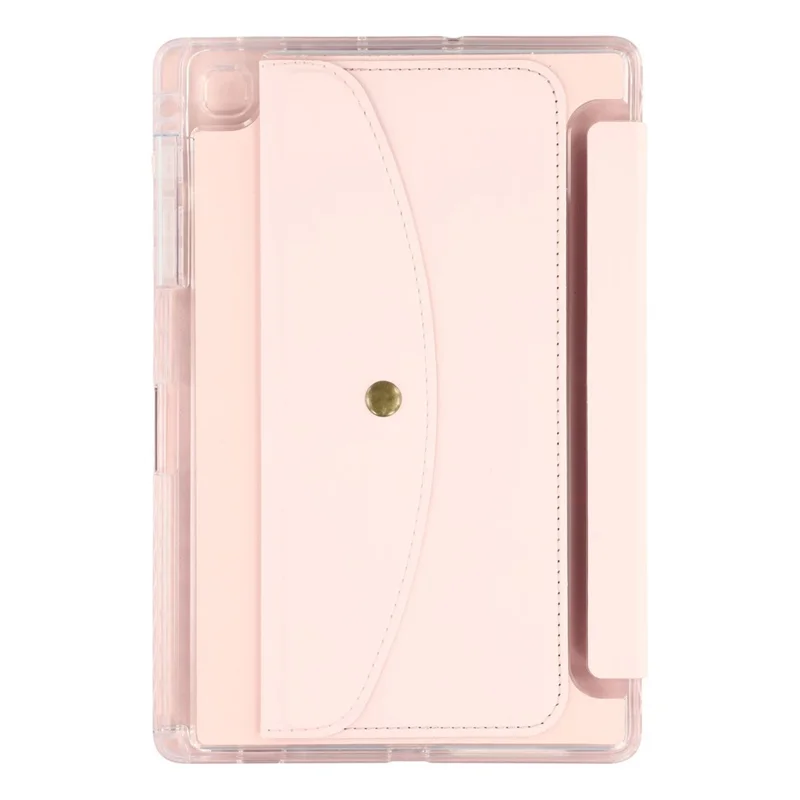 Cover Origami per Samsung Galaxy Tab S6 Lite (2020) (SM-P610 / P615) Custodia Portafogli in Pelle PU con Supporto e Slot per Pencil - Rosa