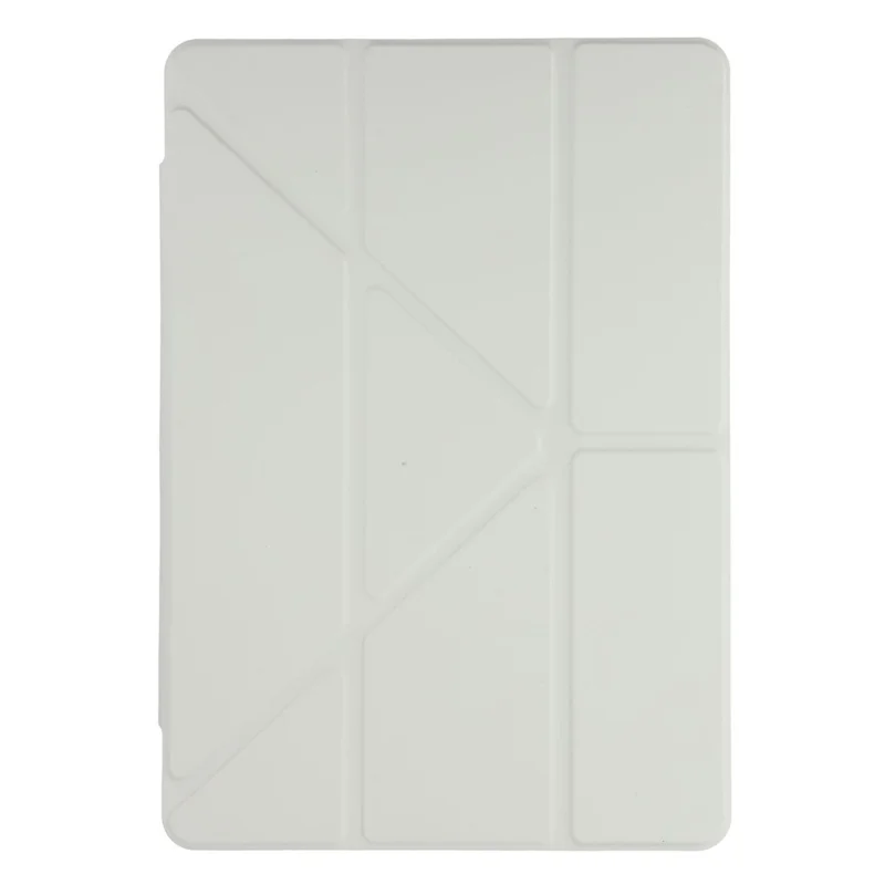 Funda Inteligente de Tablet para iPad 9,7 pulgadas (2018) / (2017) / Air 2 / Air (2013) Soporte Origami Cartera Cubierta de Cuero PU con Ranura para Lápiz - Gris