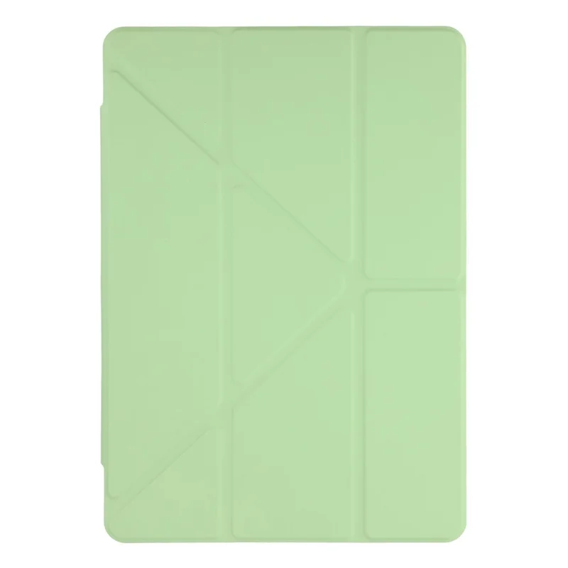 Intelligente Tablet-Hülle für iPad Pro 12.9 (2022) / (2021) / (2020) Origami Ständer Brieftasche PU-Leder Hülle mit Stiftfach - Grün