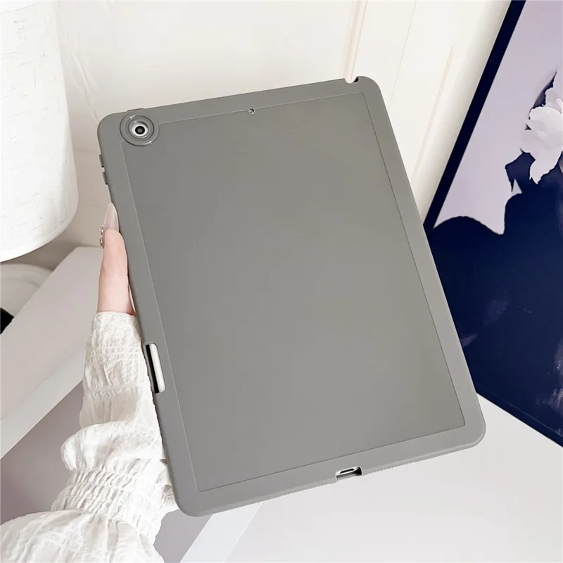 Funda para iPad 10.2 (2021) / (2020) / (2019) Antichoque con Soporte para Lápiz - Gris