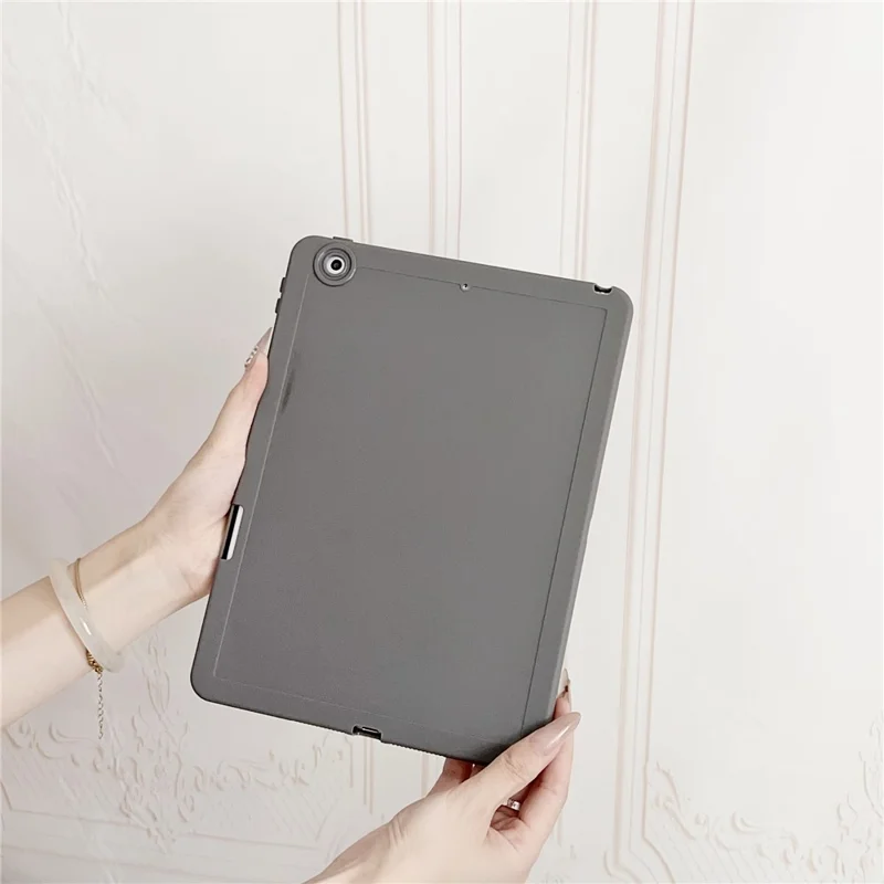 Funda para iPad 10.2 (2021) / (2020) / (2019) Antichoque con Soporte para Lápiz - Gris