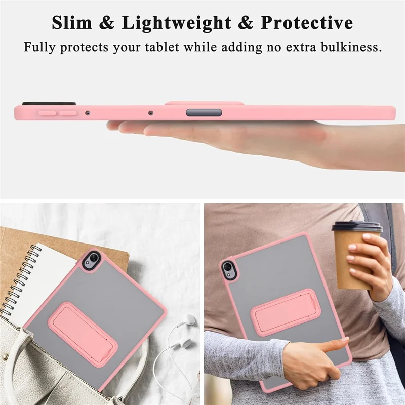 Für Huawei MatePad 11.5 S Hülle mit Ständer TPU + PC Skin-Touch Tablet Schutzhülle - Rosa