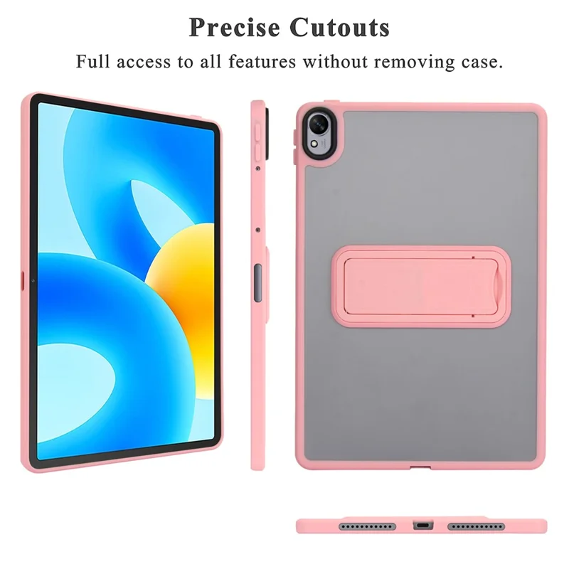 Für Huawei MatePad 11.5 S Hülle mit Ständer TPU + PC Skin-Touch Tablet Schutzhülle - Rosa
