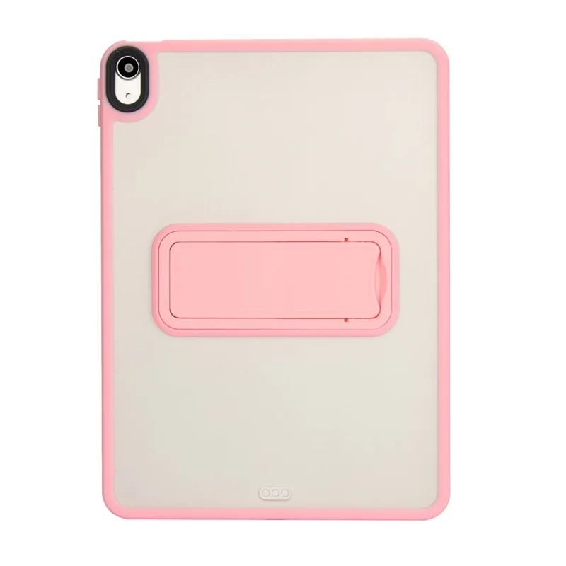 For iPad Air 13 (2025) / (2024) Case with Kickstand TPU + PC Skin-Touch Tablet Cover - Pink