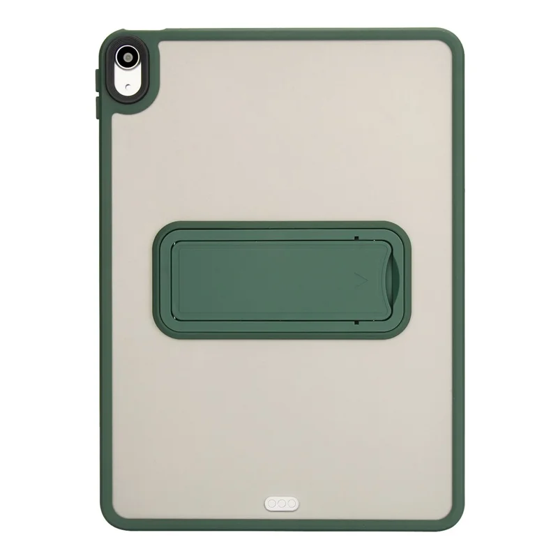 For iPad Air 13 (2026) / (2025) / (2024) Case with Kickstand TPU + PC Skin-Touch Tablet Cover - Green