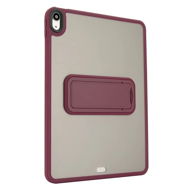 For iPad Air 13 (2026) / (2025) / (2024) Case with Kickstand TPU + PC Skin-Touch Tablet Cover - Wine Red