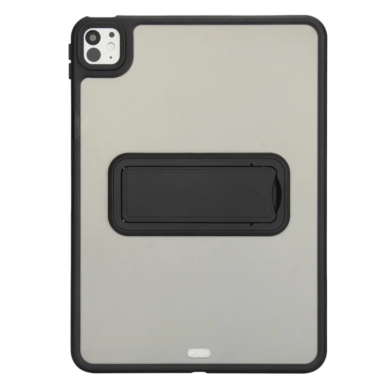 For iPad Pro 13 (2025) / 13 (2024) Case with Kickstand TPU + PC Skin-Touch Tablet Cover - Black