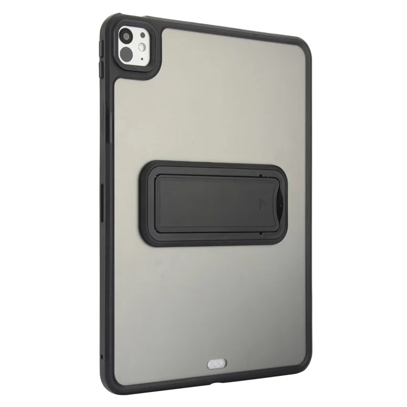 For iPad Pro 13 (2025) / 13 (2024) Case with Kickstand TPU + PC Skin-Touch Tablet Cover - Black