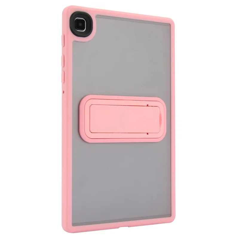 For Samsung Galaxy Tab A7 Lite 8.7-inch Case with Kickstand TPU + PC Skin-Touch Tablet Cover - Pink