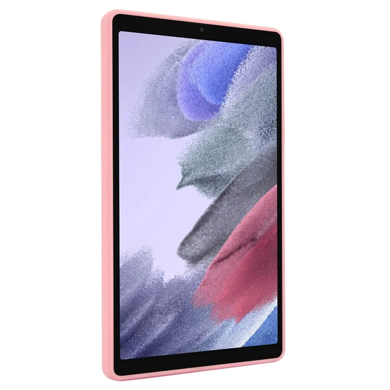For Samsung Galaxy Tab A7 Lite 8.7-inch Case with Kickstand TPU + PC Skin-Touch Tablet Cover - Pink