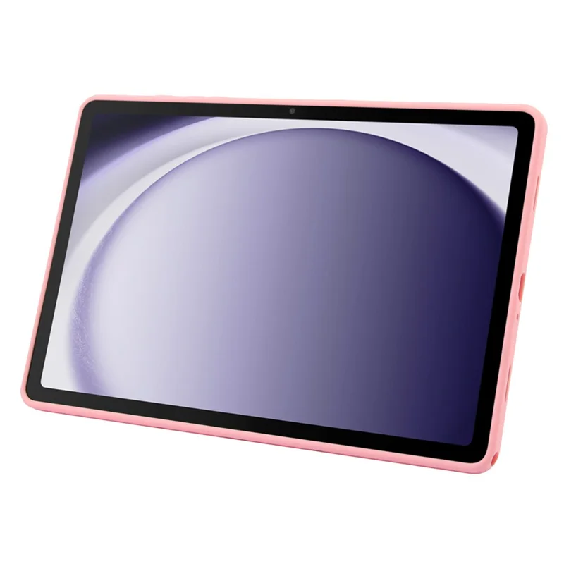 Cover per Samsung Galaxy Tab A9+ con Supporto Pieghevole in TPU + PC - Effetto Soft-Touch - Rosa