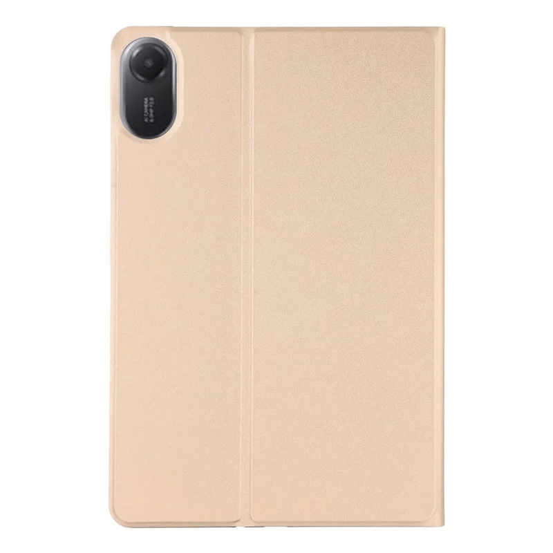 For Xiaomi Redmi Pad 2 Case PU Leather Folding Stand Tablet Protective Cover - Gold