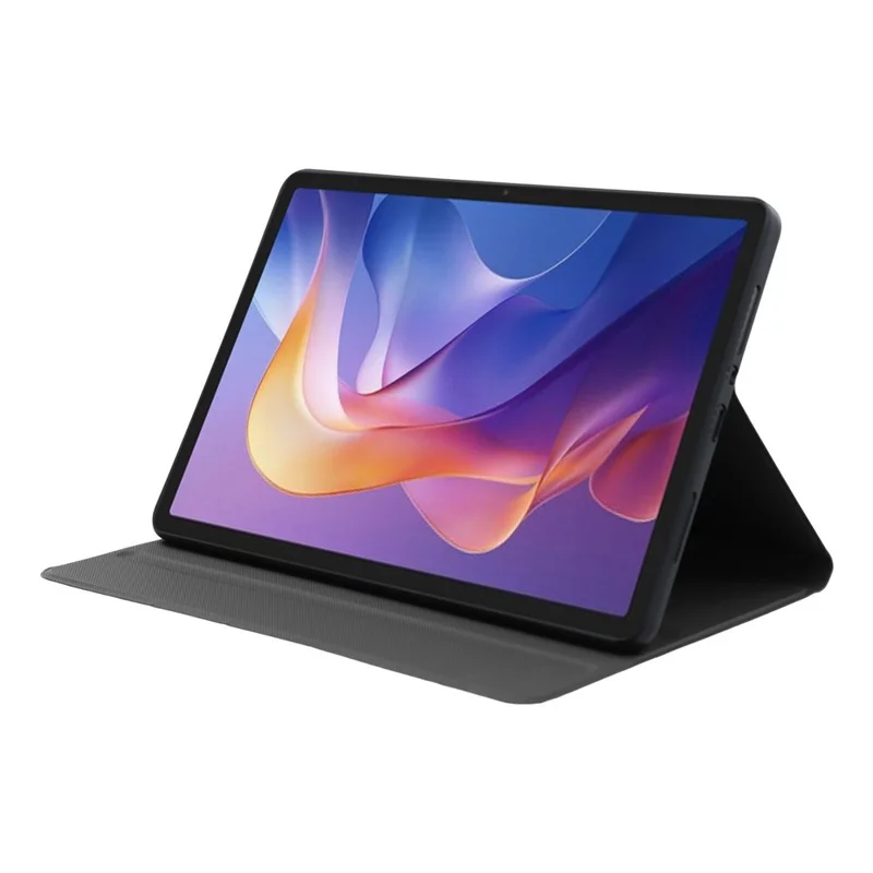 For Xiaomi Redmi Pad 2 Case PU Leather Folding Stand Tablet Protective Cover - Purple