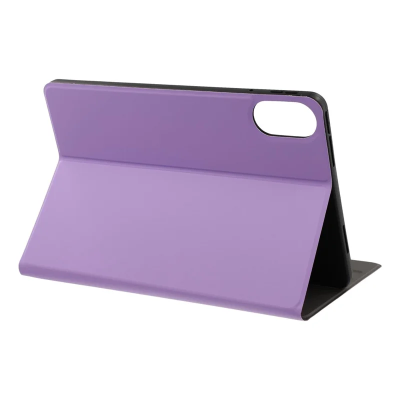 For Xiaomi Redmi Pad 2 Case PU Leather Folding Stand Tablet Protective Cover - Purple