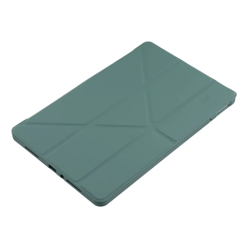 Étui pour Xiaomi Redmi Pad 2 en Cuir PU+Silicone Support Origami Protection - Vert Foncé