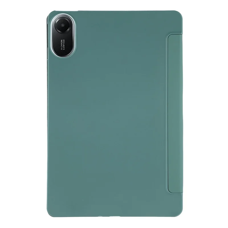 Étui pour Xiaomi Redmi Pad 2 en Cuir PU+Silicone Support Origami Protection - Vert Foncé