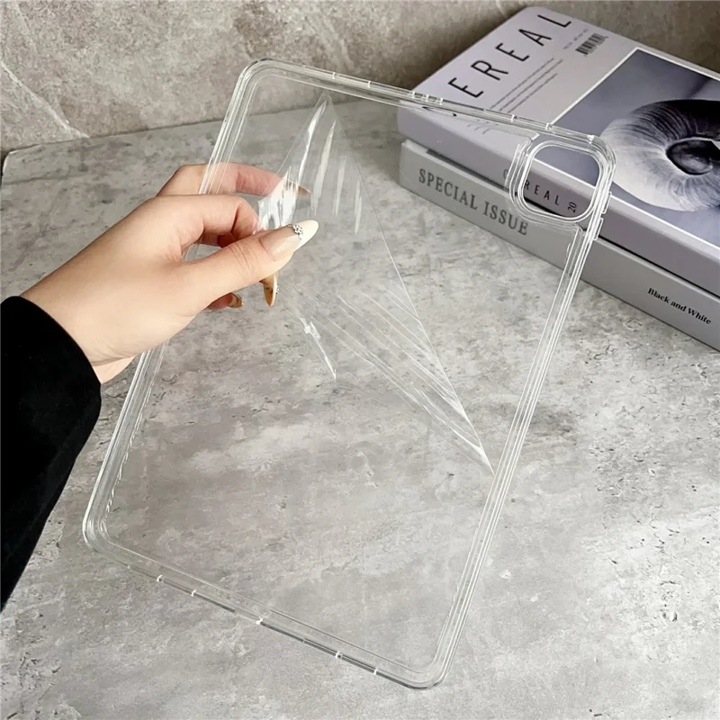 Clear Acrylic Case for iPad Pro 11 (2025) / 11 (2024) Shockproof Slim Tablet Cover
