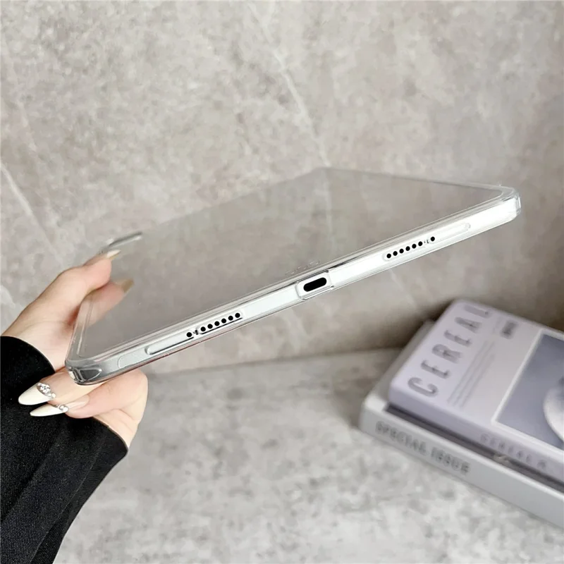 Clear Acrylic Case for iPad Pro 11 (2025) / 11 (2024) Shockproof Slim Tablet Cover
