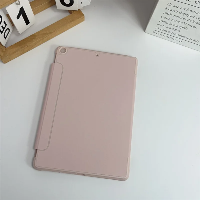 Smart Tablet Case For iPad 10.2 (2021) / (2020) / (2019) Double-Sided Magnetic Closure Leather Cover - Pink