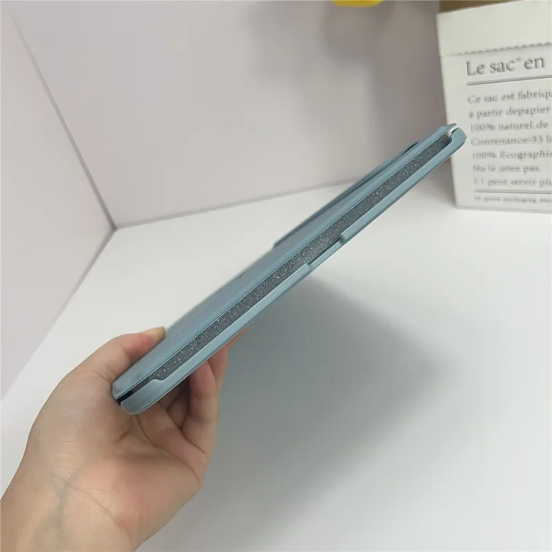 For iPad Pro 13 (2024) Case Double-Sided Magnetic Closure Leather Smart Tablet Cover - Blue