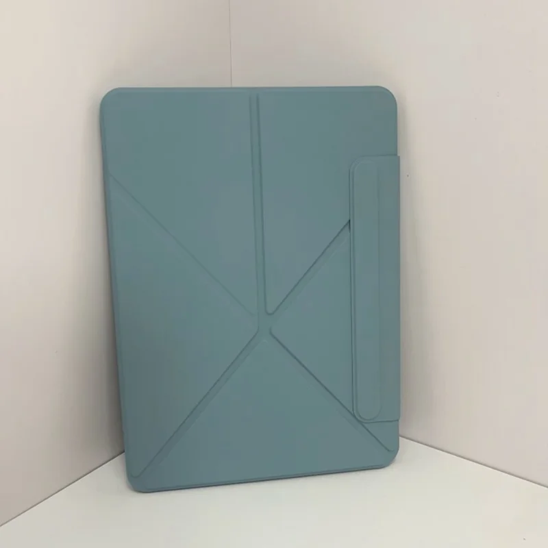 For iPad Pro 13 (2024) Case Double-Sided Magnetic Closure Leather Smart Tablet Cover - Blue