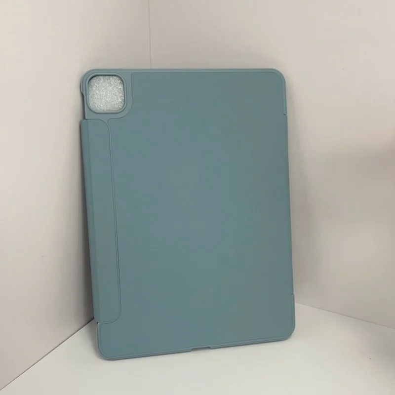 For iPad Pro 13 (2024) Case Double-Sided Magnetic Closure Leather Smart Tablet Cover - Blue