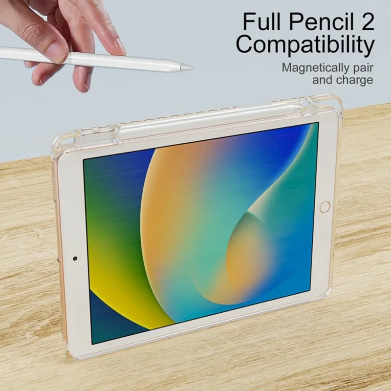 Cover per Tablet iPad 10.2 (2021) / (2020) / (2019) / Air 10.5 pollici (2019) / Pro 10.5 pollici (2017), Protezione Angoli Cover Trasparente in Acrilico + TPU