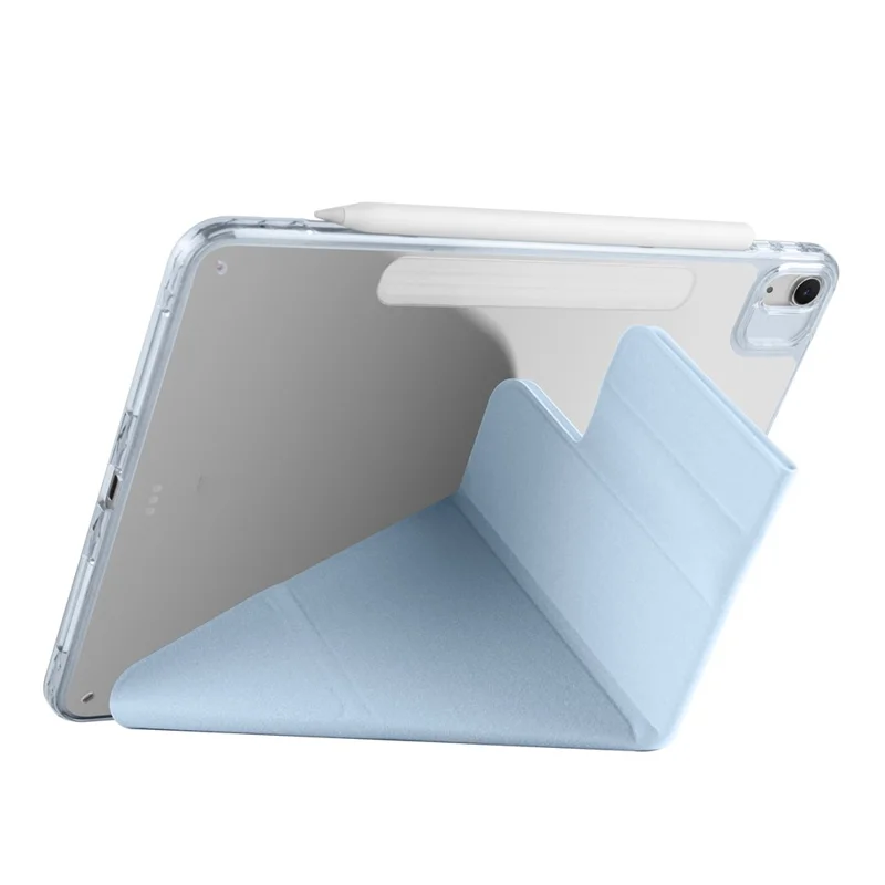 Magnetic PU TPU Acrylic Stand Tablet Case For iPad Air 11 (2025)  /  (2024)  /  Air (2022)  /  (2020)  /  Pro 11 (2022)  /  (2021)  /  (2020)  /  (2018) - Baby Blue