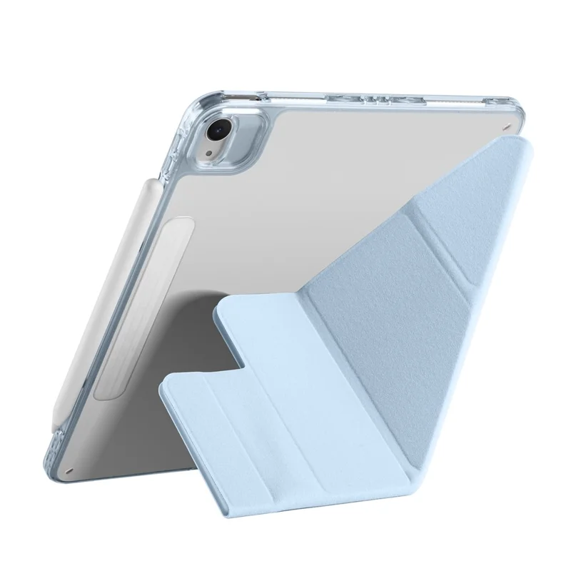 Magnetic PU TPU Acrylic Stand Tablet Case For iPad Air 11 (2025)  /  (2024)  /  Air (2022)  /  (2020)  /  Pro 11 (2022)  /  (2021)  /  (2020)  /  (2018) - Baby Blue