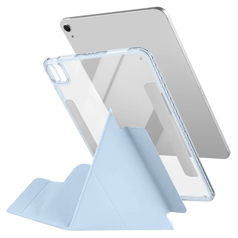 Magnetic PU TPU Acrylic Stand Tablet Case For iPad Air 11 (2025)  /  (2024)  /  Air (2022)  /  (2020)  /  Pro 11 (2022)  /  (2021)  /  (2020)  /  (2018) - Baby Blue