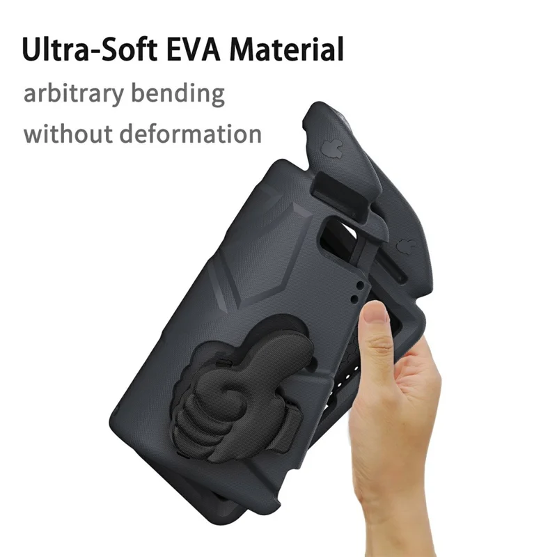 Custodia Ultra-Soft EVA per iPad 10.2 (2021) / (2020) / (2019) / Air 10.5 pollici (2019) con Supporto a Pollice - Nero