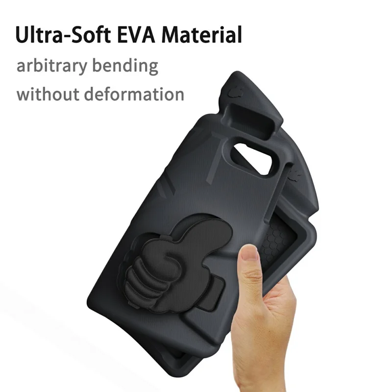 Custodia Ultra-Morbida in EVA per iPad (2025) / Air 11 (2025) / (2024) / 10.9 (2022) con Supporto per Pollice - Nero
