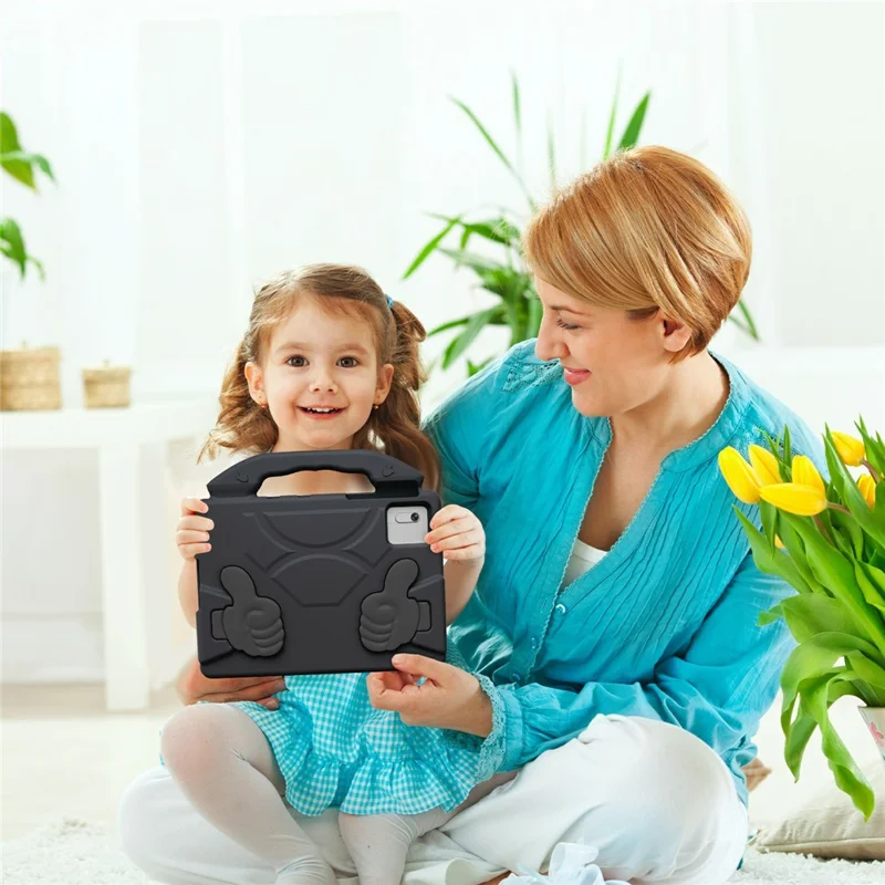Funda de EVA para Xiaomi Redmi Pad 2 / SE / Pad 6 / 5 / Lenovo Tab M11 / Xiaoxin Pad 11 2024 / Samsung Galaxy Tab S10 FE / S9 FE / S9 / S8 / S7 - Negro