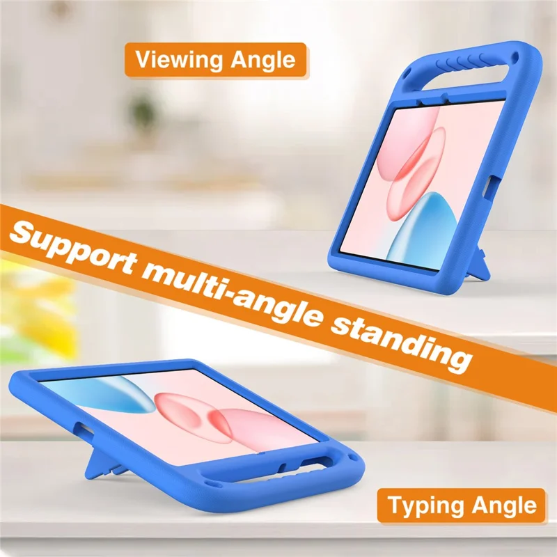 For Honor Pad 10 Case Hand Grip Kickstand Tablet EVA Cover - Blue