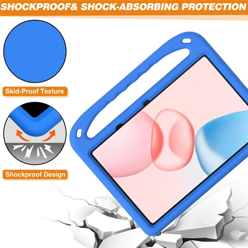 For Honor Pad 10 Case Hand Grip Kickstand Tablet EVA Cover - Blue