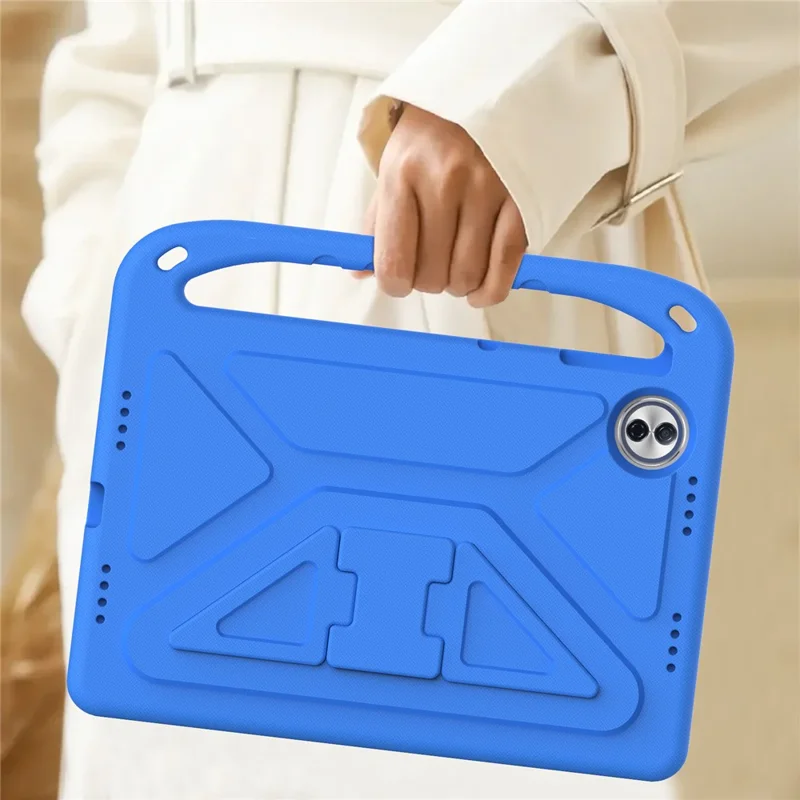 For Honor Pad 10 Case Hand Grip Kickstand Tablet EVA Cover - Blue
