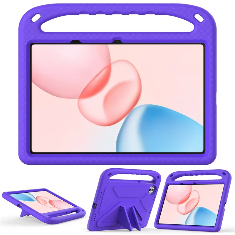 For Honor Pad 10 Case Hand Grip Kickstand Tablet EVA Cover - Purple