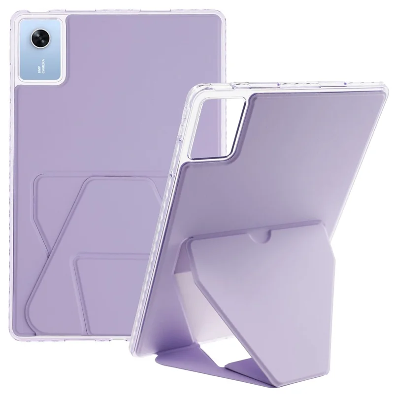 Per Lenovo Xiaoxin Pad 11 2025 / Idea Tab (TB336ZU / TB336FU) Cover TPU in Pelle con Supporto per Tablet - Viola