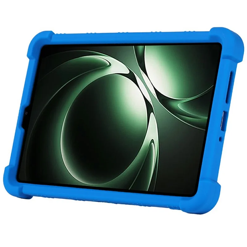 For Xiaomi Redmi K Pad Silicone Case with Kickstand Rugged Protective Cover - Dark Blue